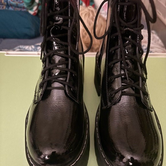 Shoes - New Women’s Black Lace-Up Boots